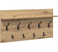 vidaXL Mesa de noche de pared, soporte para pared, roble artesanal