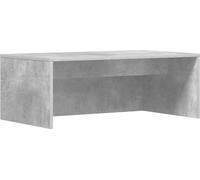 vidaXL Mesa de pared, hormigón gris, tablero de partículas, 80 x 45 x 30 cm