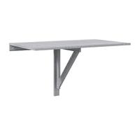 vidaXL Mesa de pared plegable Escritorio colgante contrachapada Gris Sonoma 100x60x56 cm