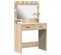 vidaXL Mesa de Tocador con cajón Roble Sonoma 78.5 x 41 x 135 cm