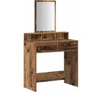 vidaXL Mesa de tocador de madera reciclada, 79 x 41 x 140 cm, material de madera