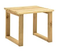 vidaXL Mesa de tumbona madera de pino impregnada 30x30x26 cm