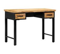 vidaXL Mesa escritorio madera maciza de mango 110x50x76 cm