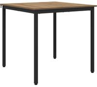 vidaXL Mesa Esstisch, 80 x 80 x 75 cm, tablero de madera, acabado roble artesanal
