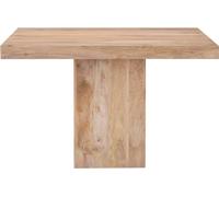 vidaXL Mesa Esstisch de 120x120x77 cm con tablero de madera maciza