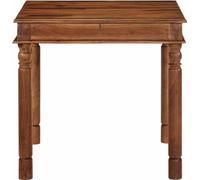 vidaXL Mesa Esstisch de 80x80x77 cm, hecha de madera maciza de acacia