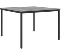 vidaXL - Mesa Esstische, 110 x 110 x 75 cm, tablero de madera, color gris Sonoma