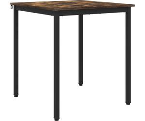 vidaXL - Mesa Esstische, 70 x 70 x 75 cm, tablero de madera, acabado roble ahumado