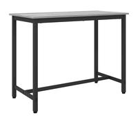 vidaXL Mesa Gris Sonoma 100 x 50 x 76,5 cm