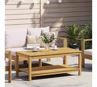 vidaXL Mesa lateral Aceite Natural 110 x 55 x 45 cm