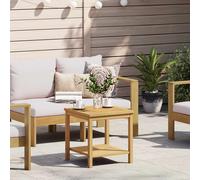 vidaXL Mesa lateral Aceite Natural 45 x 45 x 45 cm