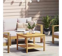 vidaXL Mesa lateral Aceite Natural 60 x 60 x 45 cm