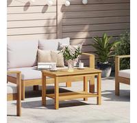 vidaXL Mesa lateral Aceite Natural 70 x 40 x 45 cm