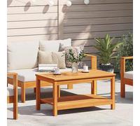 vidaXL Mesa lateral Aceite Natural 90 x 50 x 45 cm