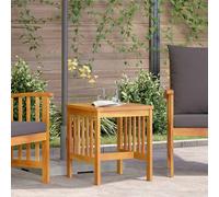 vidaXL Mesa lateral Aceite Natural Madera de Acacia Sólida