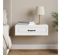 vidaXL Mesa Lateral Montada en la Pared 59 x 34,5 x 17 cm