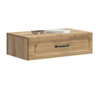 vidaXL Mesa Lateral Montada en la Pared 59 x 34,5 x 17 cm