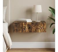 vidaXL Mesa Lateral Montada en la Pared 59 x 34,5 x 17 cm