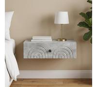 vidaXL Mesa Lateral Montada en la Pared 59 x 34,5 x 17 cm