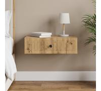 vidaXL Mesa Lateral Montada en la Pared 59 x 34,5 x 17 cm