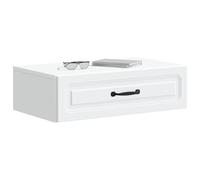 vidaXL Mesa Lateral Montada en la Pared 59 x 34,5 x 17 cm, Almacenaje Moderno para Sala, gabinete versátil, estantería Rectangular, Organizador para Tus Esenciales