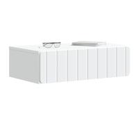 vidaXL Mesa Lateral Montada en la Pared 59 x 34,5 x 17 cm, Mesa de Pared Rectangular, Amplia Almacenamiento, Mueble Moderno, organización Interior, Estilo contemporáneo