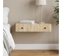 vidaXL Mesa Lateral Montada en la Pared 87,5 x 34,5 x 17 cm
