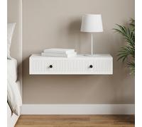 vidaXL Mesa Lateral Montada en la Pared 87,5 x 34,5 x 17 cm