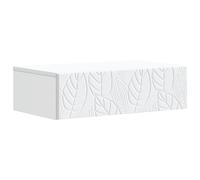 vidaXL Mesa Lateral Montada en la Pared Blanco 59 x 34,5 x 17 cm