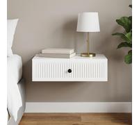 vidaXL Mesa Lateral Montada en la Pared Brillante 59 x 34,5 x 17 cm