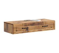 vidaXL Mesa Lateral Montada en la Pared Madera Envejecida