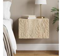 vidaXL Mesa Lateral Montada en la Pared Roble Sonoma 34,5 x 33 x 20 cm