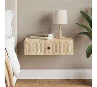 vidaXL Mesa Lateral Montada en la Pared Roble Sonoma 59 x 34,5 x 17 cm
