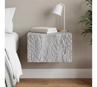 vidaXL Mesa Lateral Montada en la Pared Sonoma gris 34,5 x 33 x 20 cm