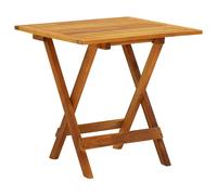 vidaXL Mesa para terraza bistró madera maciza de acacia 46x46x47 cm