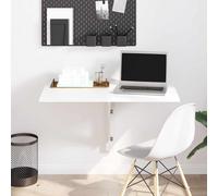 vidaXL Mesa plegable de pared blanco 100x60 cm