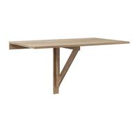 vidaXL Mesa plegable de pared color roble 100x60 cm