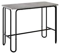vidaXL Mesa rectangular de 100 x 50 x 75 cm, fabricada en material de madera, color gris cemento