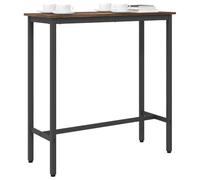 vidaXL Mesa Roble Ahumado 100 x 40 x 100,5 cm