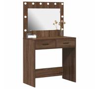vidaXL Mesa Tocador con cajón Roble Marrón 78,5 x 41 x 135 cm