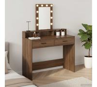 vidaXL Mesa Tocador Marrón 100 x 41 x 140 cm Madera de ingeniería