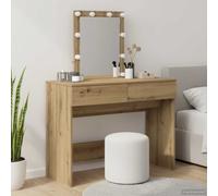 vidaXL Mesa Tocador Roble artisan 100 x 40 x 130 cm