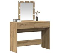 vidaXL Mesa Tocador Roble artisan 100 x 40 x 130 cm