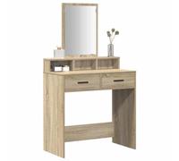 vidaXL Mesa de tocador Sonoma, roble, 79 x 41 x 140 cm, material de madera