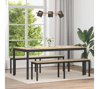 vidaXL Mesas de comedor 180 x 90 x 75 cm Madera de ingeniería