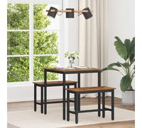 vidaXL Mesas de comedor 70 x 70 x 75 cm Madera de ingeniería