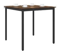 vidaXL Mesas de comedor 80 x 80 x 75 cm Madera de ingeniería Cuadrado