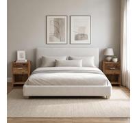 vidaXL Mesitas de noche, 2 unidades. Madera reciclada, 40 x 30 x 60 cm. Material de madera