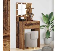 vidaXL Mesas de tocador de dormitorio Madera Vieja 80 x 39,6 x 135 cm