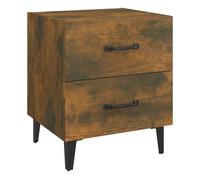 Vidaxl mesita de noche color roble ahumado 40x35x47,5 cm